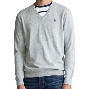 EUC Men’s Polo by Ralph Lauren Pima Cotton V-Neck Sweater